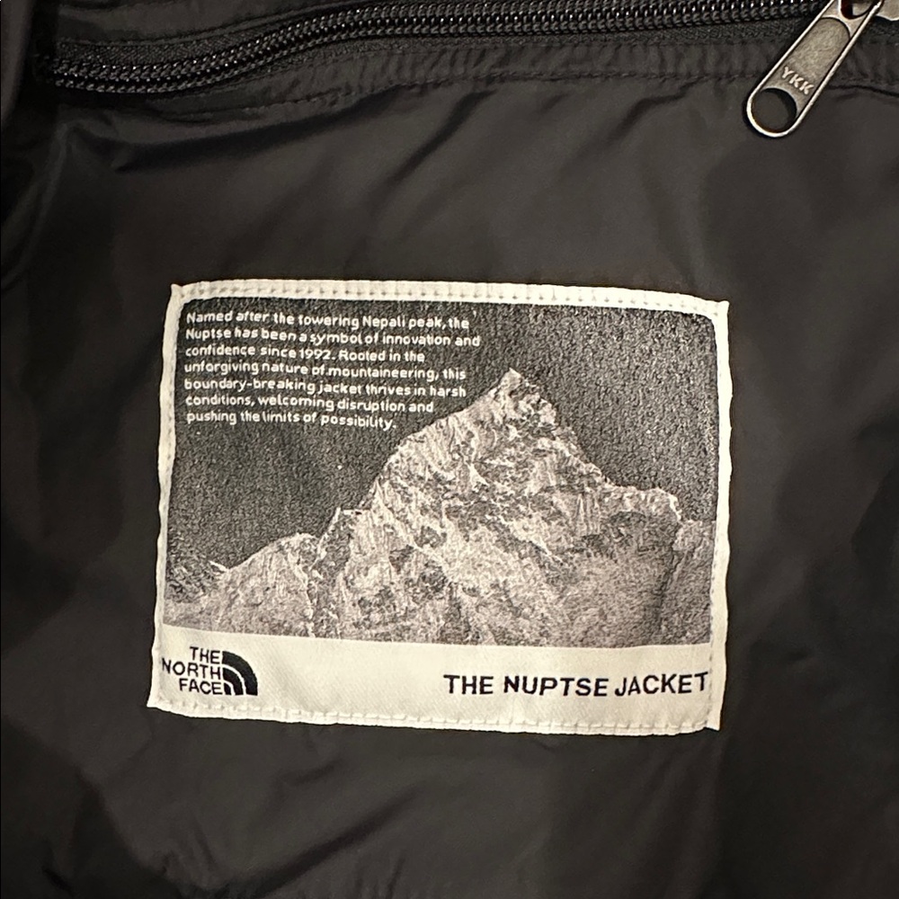 The North Face 1996 Retro Nuptse Expedition Black Puffer Jacket - Picture 4 of 5